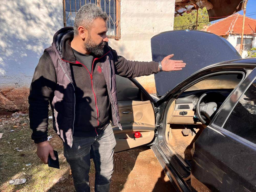 Konya plakalı lüks otomobilde yangın paniği 7